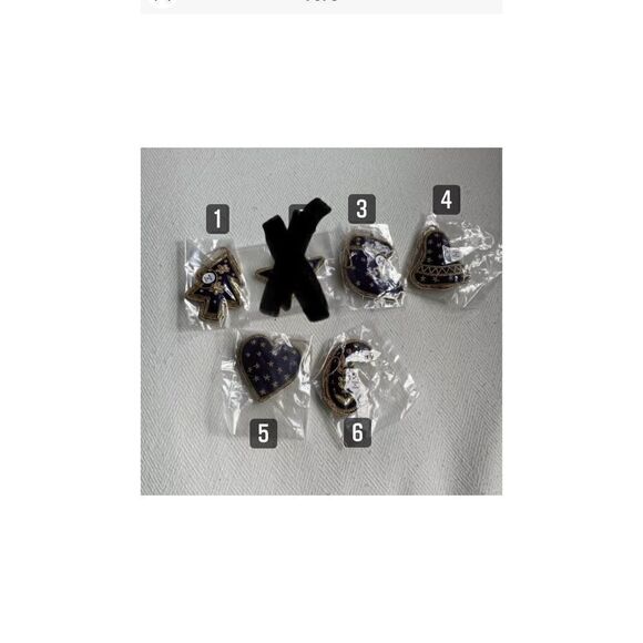 Select 10 Embroidered Beaded Christmas Tree Ornaments Decorations - Picture 4 of 12